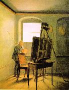 Caspar David Friedrich in seinem Atelier Georg Friedrich Kersting